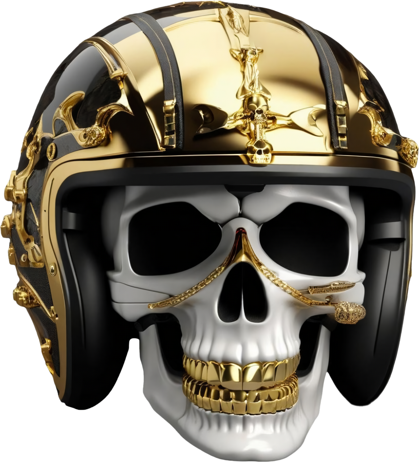 NEXX Gold Helmet Skull Cotton Tee