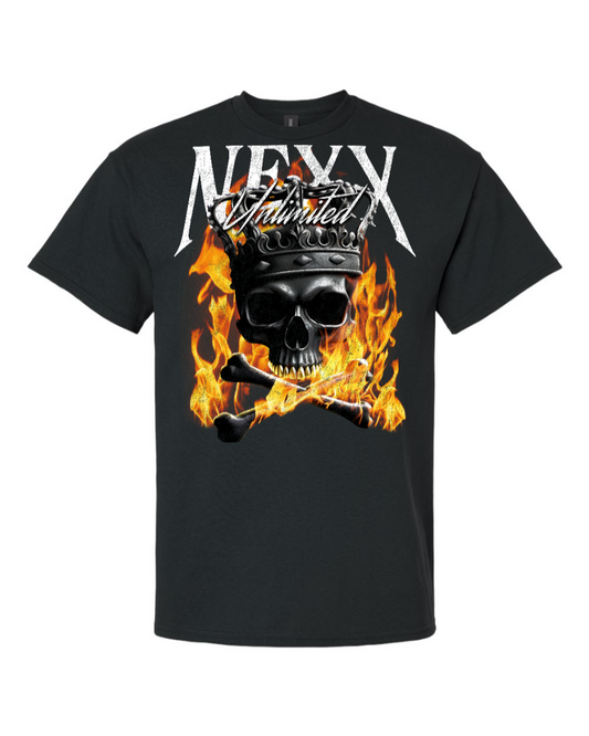 Flaming Skull Ultra Cotton® T-Shirt:2000