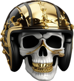 NEXX Gold Helmet Skull Cotton Tee