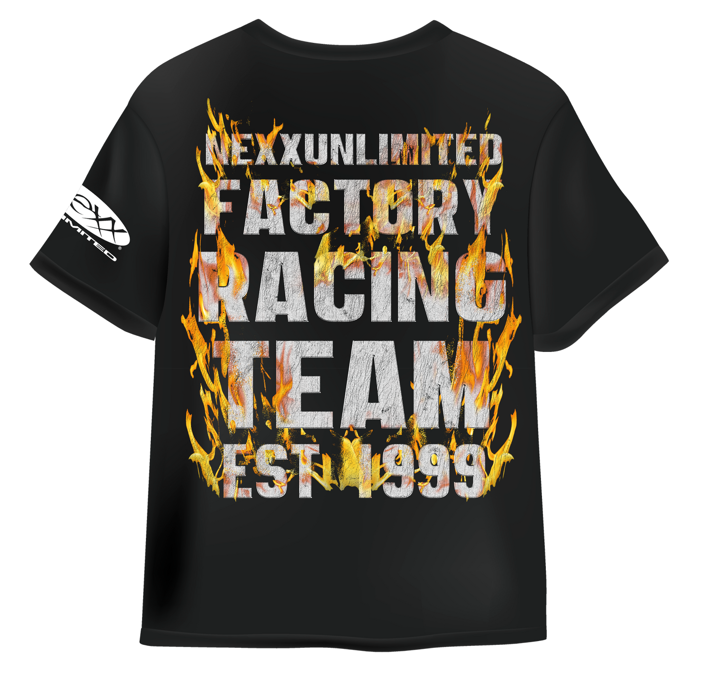 Short Sleeve T-shirt - Flaming Skull