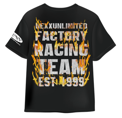 Short Sleeve T-shirt - Flaming Skull