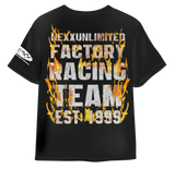 Short Sleeve T-shirt - Flaming Skull