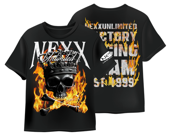 Short Sleeve T-shirt - Flaming Skull