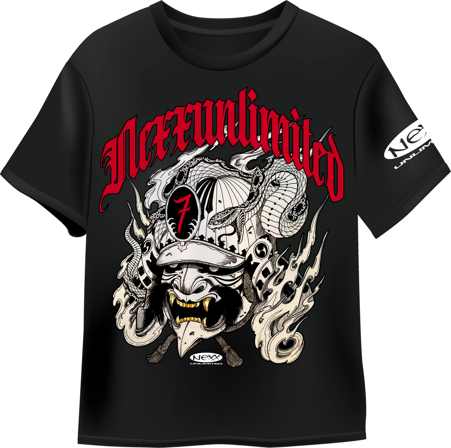 Short Sleeve T-shirt - Samurai Mask NEXX