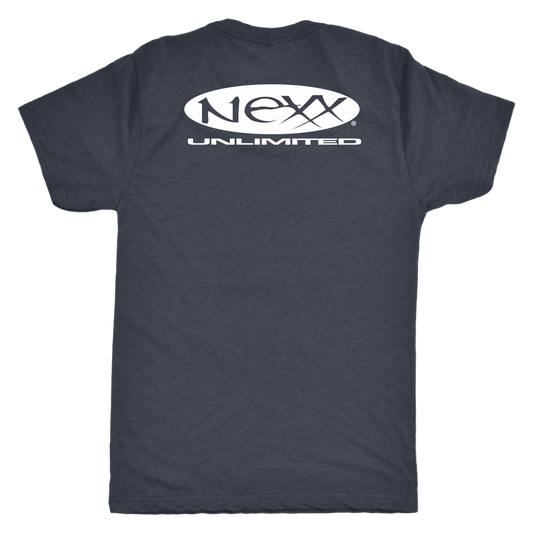 Next Level Mens Triblend - NEXX UNLIMITED logo white