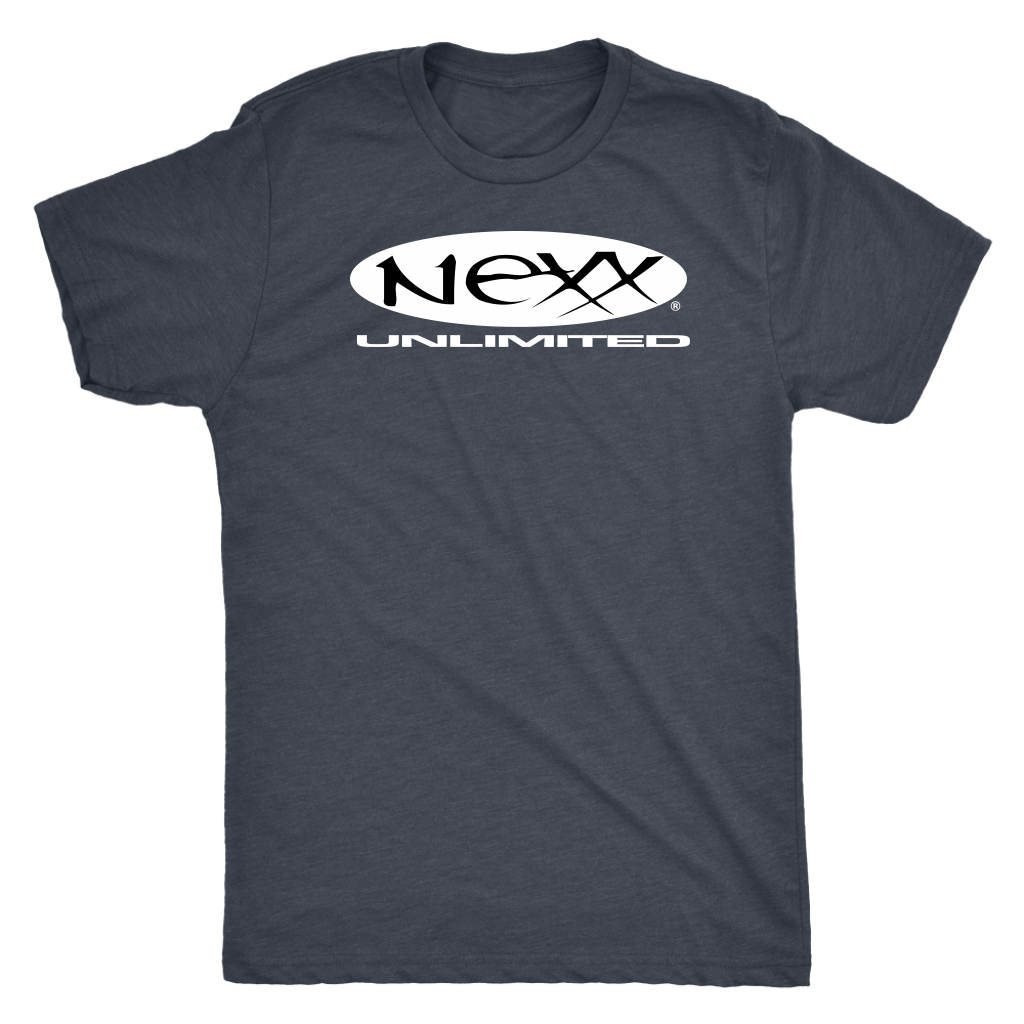 Next Level Mens Triblend - NEXX logo white