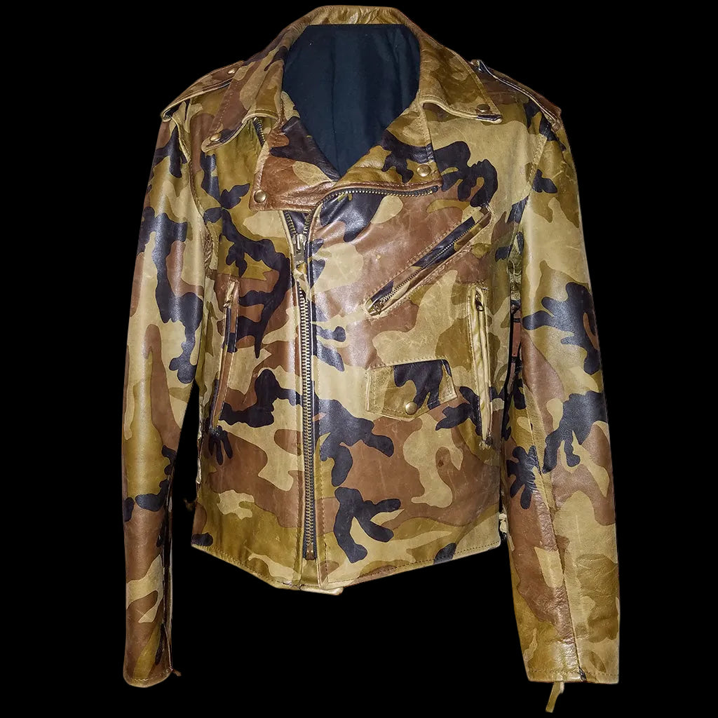 Camouflaj Leather MC Jacket