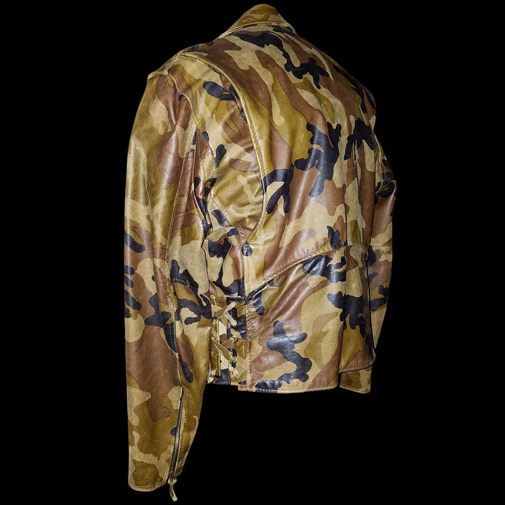 Camouflaj Leather MC Jacket