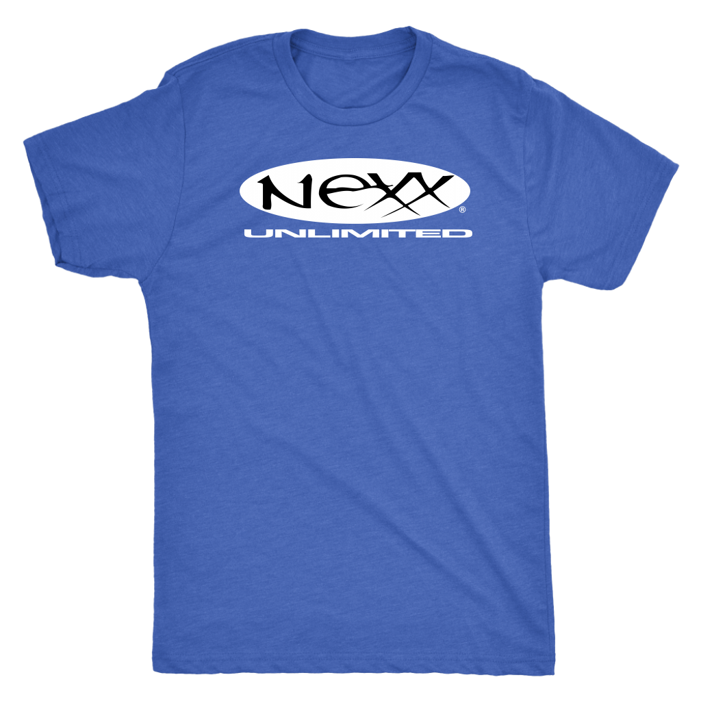 Next Level Mens Triblend - NEXX logo white