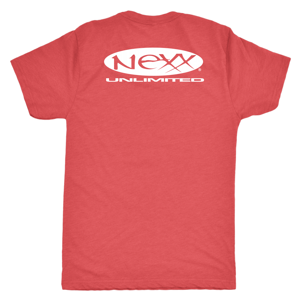 Next Level Mens Triblend - NEXX UNLIMITED logo white