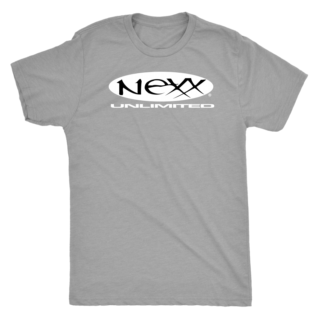 Next Level Mens Triblend - NEXX logo white