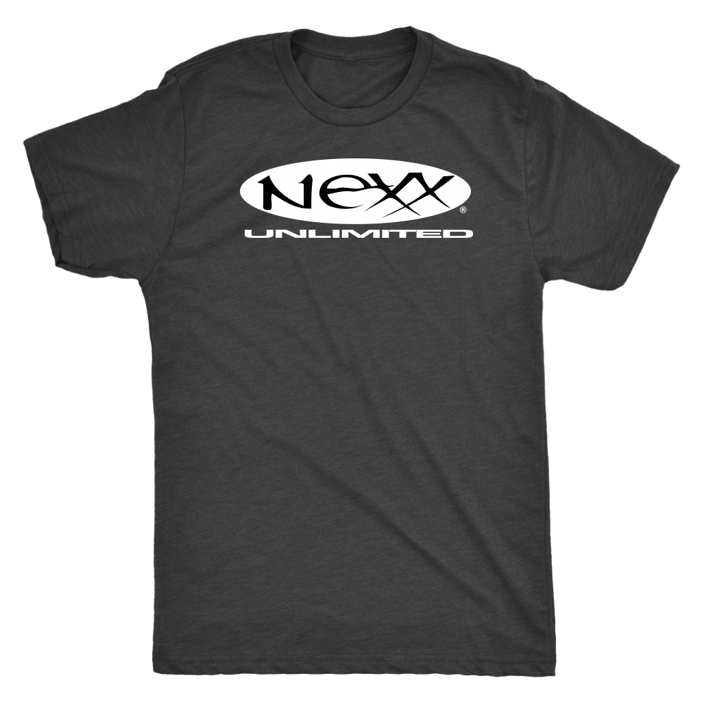 Next Level Mens Triblend - NEXX logo white