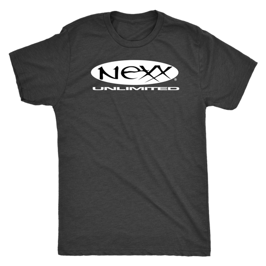 Next Level Mens Triblend - NEXX logo white