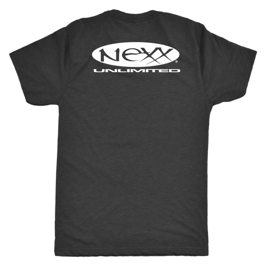 Next Level Mens Triblend - NEXX UNLIMITED logo white
