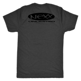 Next Level Mens Triblend - NEXX UNLIMITED logo black